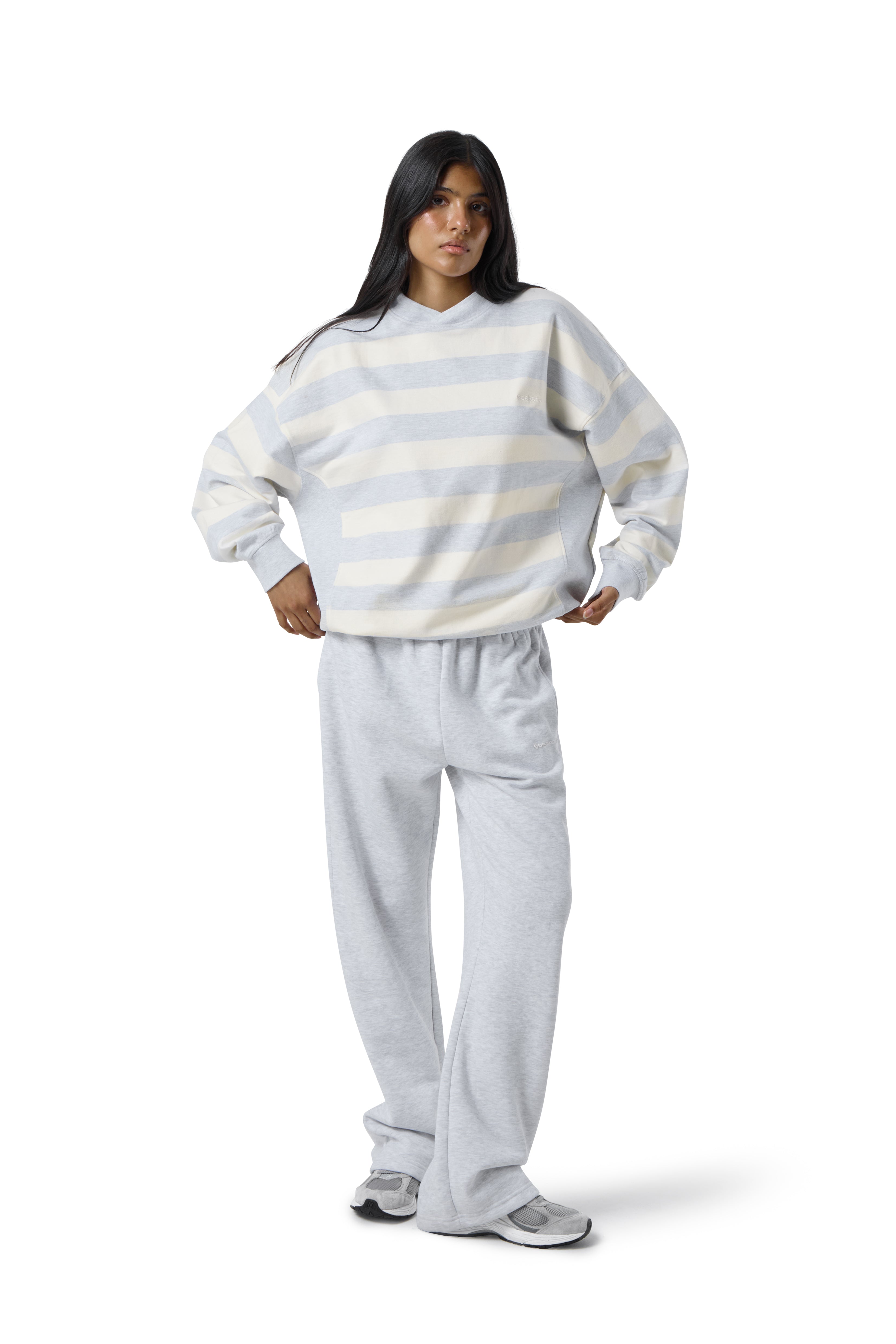 Sully Yellow Stripe Marl Sweatshirt